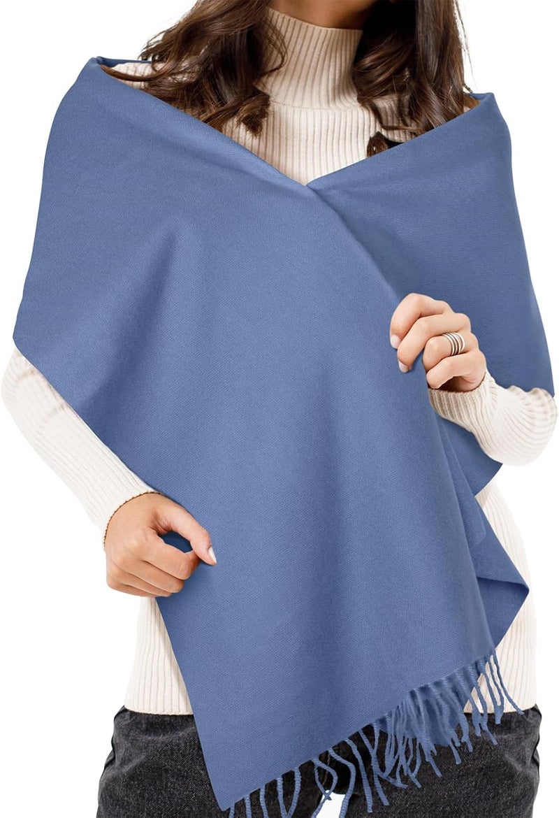 Darller Winter Scarf for Women Pashmina Shawls and Wraps for Evening Dresses Wedding Party Bridesmaid Warm Long Scarves Shawl - Image 4